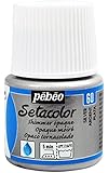 Pebeo Setacolor Opaque Fabric Paint 45-Milliliter Bottle, Shimmer Silver