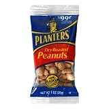 Planters Dry Roasted Peanuts, 1-Ounce Packages (Pack of 72)