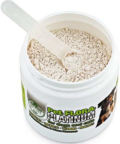 Probiotics for Dogs and Cats, All Natural Vitamins Minerals, Coral Calcium, Plus Natural Parasite Worm Remover All In one Supplement 8oz