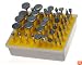 50pc DIAMOND BURR SET- Ceramics Tile Glass Lapidary for ROTARY TOOLS