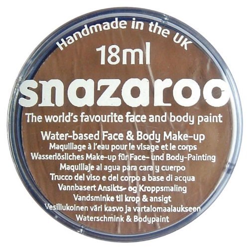 Smiffys Face And Body Paint - Brown Beige Smiffys Face And Body Paint - Brown Beige