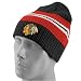 Reebok Chicago Blackhawks Black Multi Team Colors Scully Knit Beanie