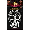 Crafty Chica Flocked Iron-On Transfer Skull