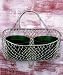 Outdoor Living : Achla C-08 Double Pouch Wall Basket - Aluminum