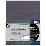 Neenah Creative Collection Specialty Cardstock, 8.5 X 11 Inches, Assorted, 40 Count (46322)