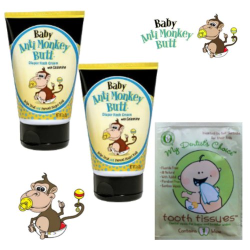 is aveeno natural Discount Baby Anti-Monkey Butt Cream 3 Oz. **2 Pack** and BONUS Tooth Tissue Sample