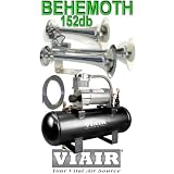 BEHEMOTH 152db Triple Trumpet Train Style Air Horn & VIAIR 280c 150psi 2gal.... by Assured Performance-Horns w Viair System