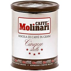 Molinari Premium Espresso 5*, 250 g ganze Bohnen