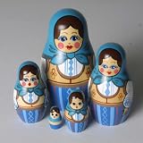 Counting Blue Nesting Doll