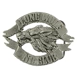 Lone Wold No Club Belt Buckle