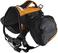 Kurgo 30-85 lb Baxter Dog Backpack, Medium, Black/Orange