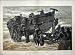 1872 Fine Art Scene Launching Life-Boat Men Sea Cart