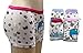 Mmiao Baby 2t-10t Kids Girls Briefs 4-pack Boyshort Underwear Bow MocMoc (6-8)