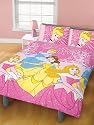 Disney Princess Double Duvet Cover and Pillowcase 'Shimmering' Design
