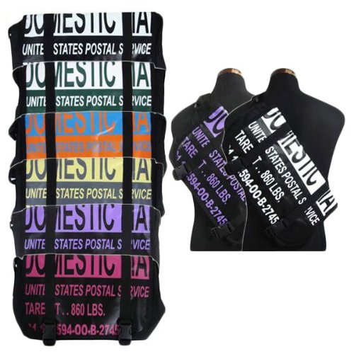 FABRIC CONNECTION メッセンジャーバッグ カラフル 英字 ショルダーバッグ