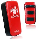 Leather Thai pad kickboxing punch pad martial training single Pad not pads Red Black