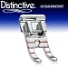 Distinctive 1-4" (Quarter Inch) Quilting Sewing Machine Presser Foot - Fits All Low Shank Snap-On Singer*, Brother, Babylock, Husqvarna Viking (Husky Series), Euro-Pro, White, Juki, Bernina (Bernette Series), New Home, Simplicity and Elna and More!
