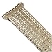 Watch Band Expansion Metal Stretch Silver Color Curved Ends fits 16mm to 20mm
