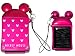Disney ディズニー ミッキー マルチ ソーラー チャージャー ビビッドピンク ストラップタイプ エコ 携帯用 充電器 スマートフォン iPhone iPod 対応 限定品