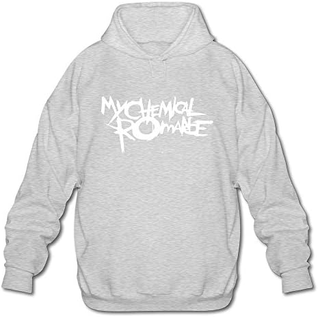 Men's MCR My Chemical Romance Hooded Sweatshirts Ash