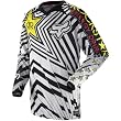 Rockstar Energy Drink Officially Licensed Fox 360 Ryan Dungey Replica Men's Off-Road Motorcycle Jersey w/ Free B&F Heart Sticker - White/Black