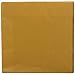JAM PAPER Small Beverage Napkins - 5 x 5 - Gold - 50/Pack