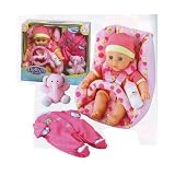 Baby Doll 12" Baby with Car-Seat (Outfit colors may vary)