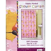 Duck Playing Fabric Printed Shower Curtain