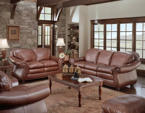 Soflex 4-Pc Furniture Set - Odessa Collection (Redish Brown) (Sizes Vary)