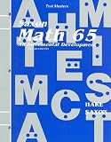 Saxon Math 65 Test Masters: An Incremental Development