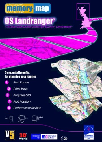  : Memory-Map Version 5 Standard Edition - OS Maps 1:50K - Southern England