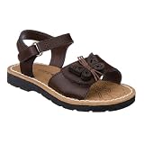 Toddler Girls' Circo® Janey Leather Quarter-Strap Sandals - Brown