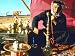 Arab Shepherd Smoking His Hookah as He Relaxes in a Roadside Tea Tent Photographic Poster Print