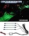 4pc. Green LED Interior Underdash Lighting Kit