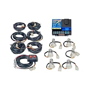 Wolo 8006-1-6C Hideaway 120-Watt Power Supply and Strobe Light Kit with Six Clear Bulbs