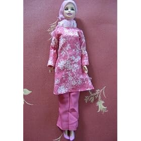 PEMA doll with Muslim head scarf - beautiful doll for Muslim children - BKS 026