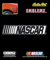 NASCAR Injection Molded Emblem Decal