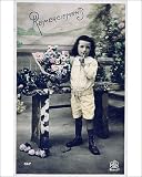 Photographic Print of Thanks, vintage French postcard, c1900. from Heritage-Images