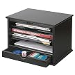 4 Shelf Desktop Organizer - Black