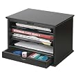 4 Shelf Desktop Organizer - Black