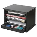 4 Shelf Desktop Organizer - Black