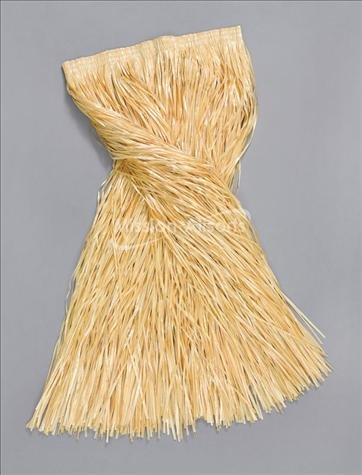 HULA GRASS STRAW SKIRT HAWAIIAN HEN NIGHT FANCY