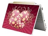 Bundle Monster Laptop Notebook Skin Sticker Cover Art Decal – 12″ 14″ 15″ 17″ – Fit HP Dell Asus Compaq – Star Heart
