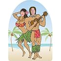 Life-Size Luau Photo Cutout 72in