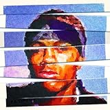 Limited Edition Artwork, Theme: Sport & Entertainment, Oil on Canvas, Custom Order: Completely Handpainted Painting from Motif #G4298, Free to Choose Realistic or Impressionistic Style, Stripes size: No Stripes At All Or Choose S/M/L/XL/XXL, Unframed, Canvas Size 14