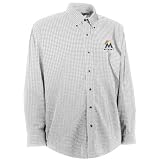 Miami Marlins Esteem Button Down Dress Shirt (White) - XX-Large