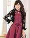 Modekini Women's Long Sleeves Sheer Floral Lace Cover Up Shrug