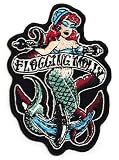 FLOGGING MOLLY Mermaid Patch Iron On Irish Celtic Rock