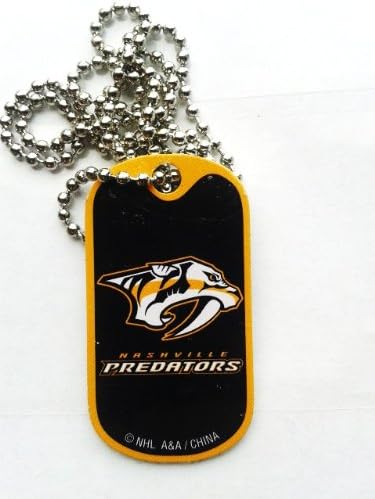 NHL Nashville Predators Dog Tag Necklace (1 Count)
