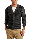 Alex Stevens Mens Spacedye Button Front Cardigan
